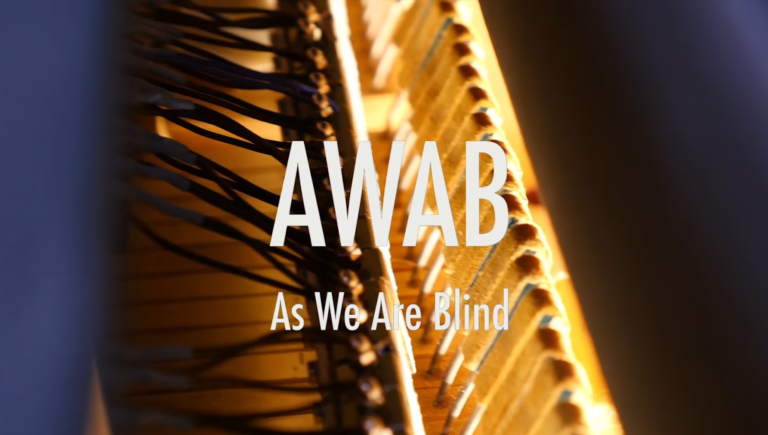 As we are blind